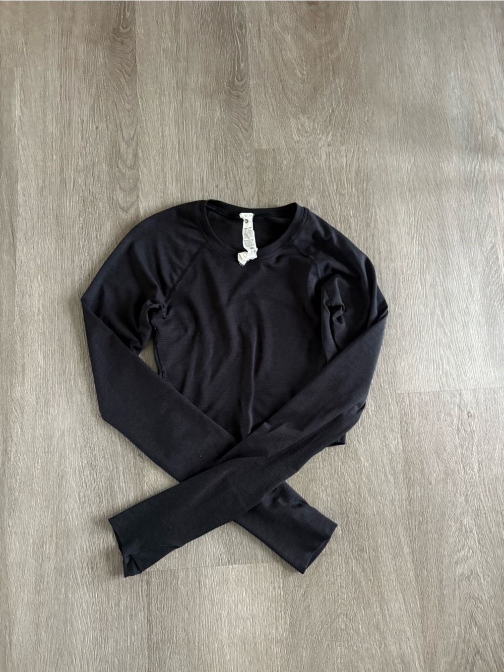 lululemon athletica Black Long Sleeve Crew Top